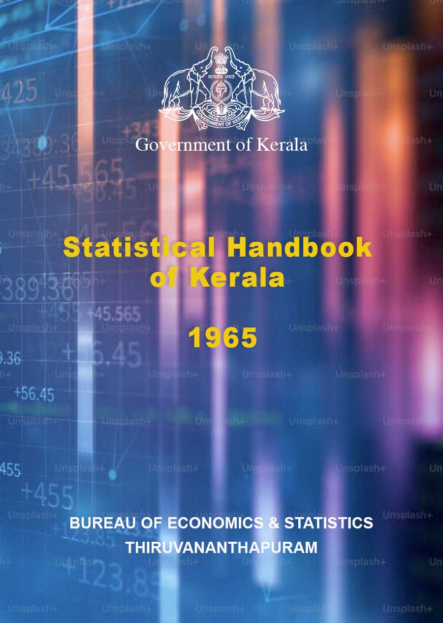 Statistical Handbook of Kerala 1965
