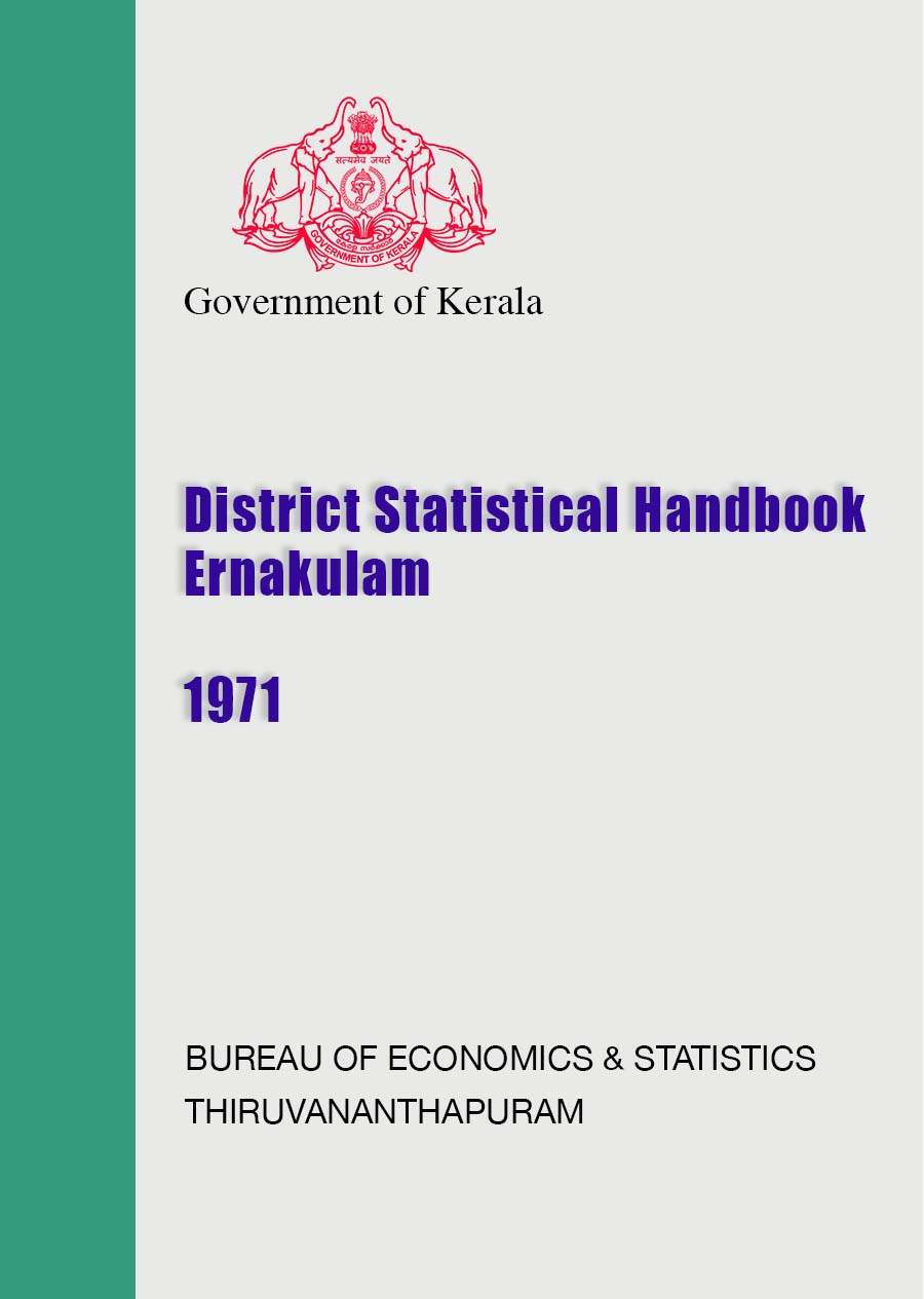 District Statistical Handbook Ernakulam 1971