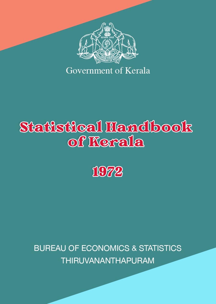 Statistical Handbook of Kerala 1972
