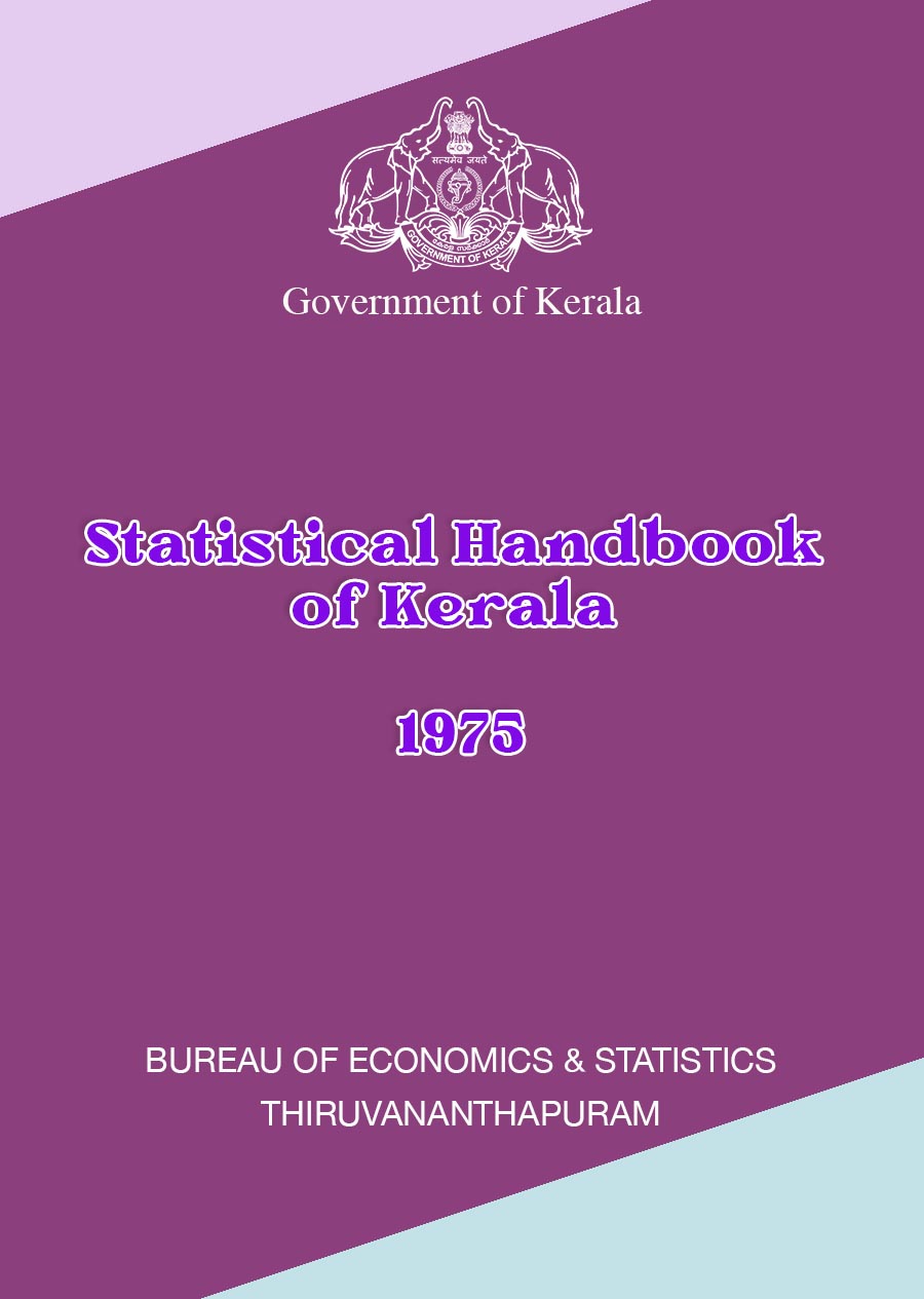 Statistical Handbook of Kerala 1975