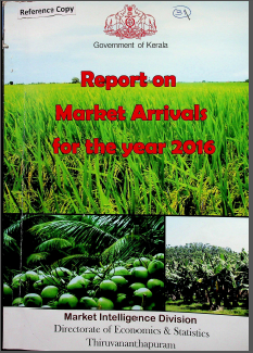 Report on Market Arrivals for the year 2016