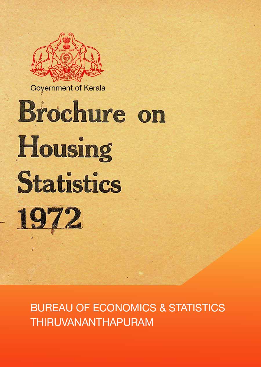 Brochure on Housing Statistics 1972