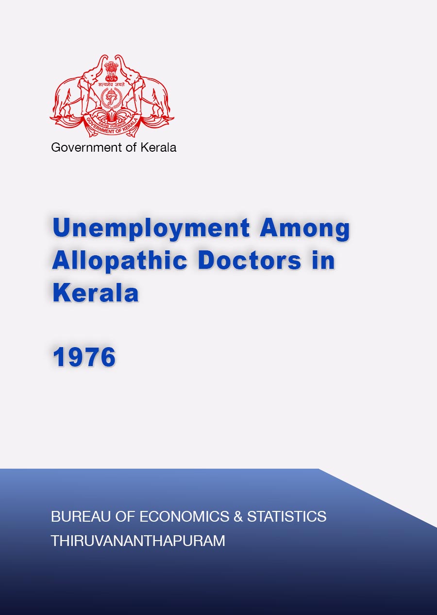 Unemployment Among Allopathic Doctors in Kerala 1976