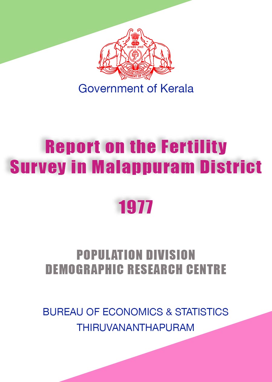 Report on the Fertility Survey in Malappuram District 1977