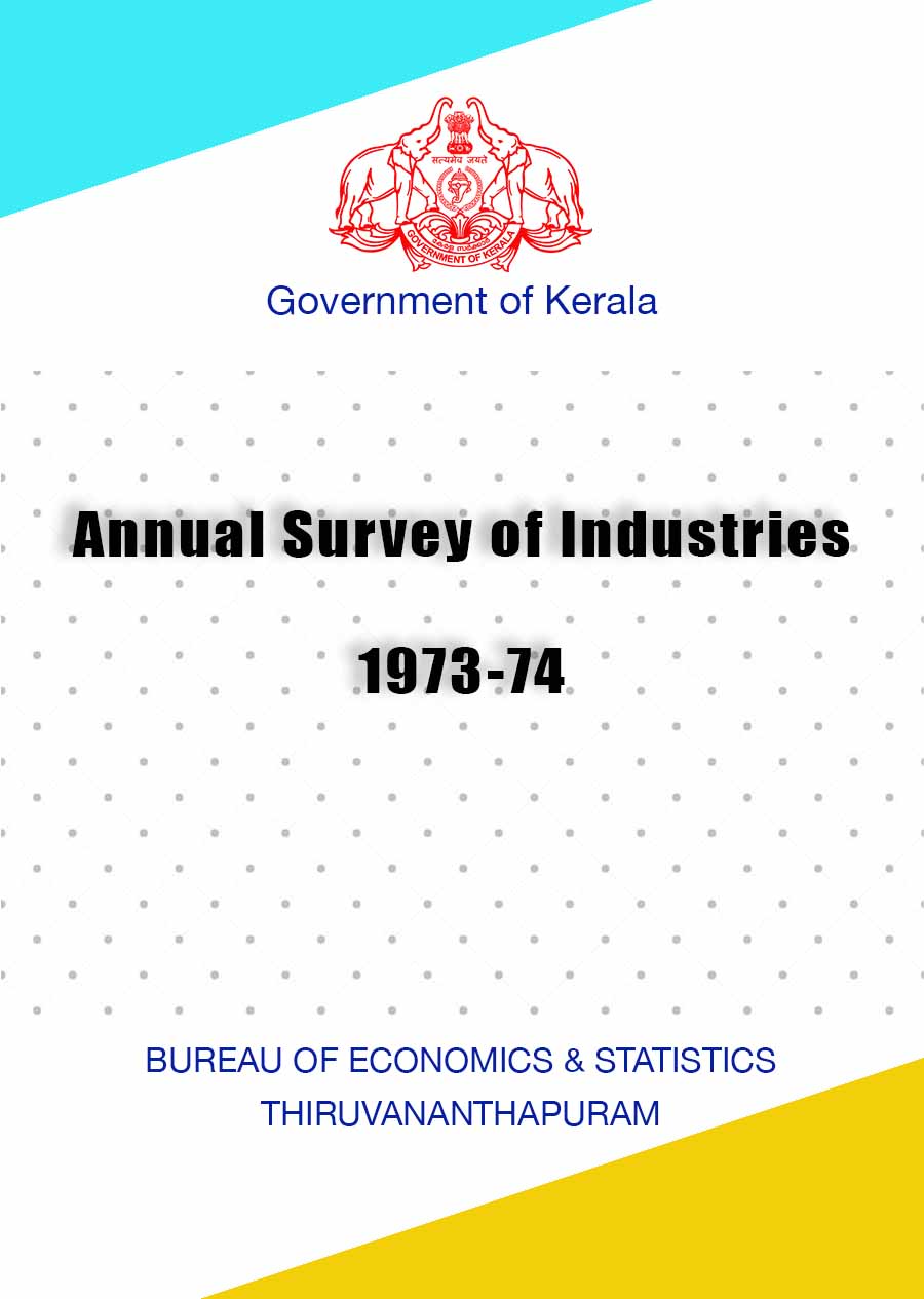 Annual Survey of Industries 1973-74