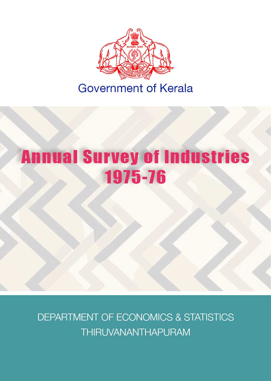 Annual Survey of Industries 1975-76