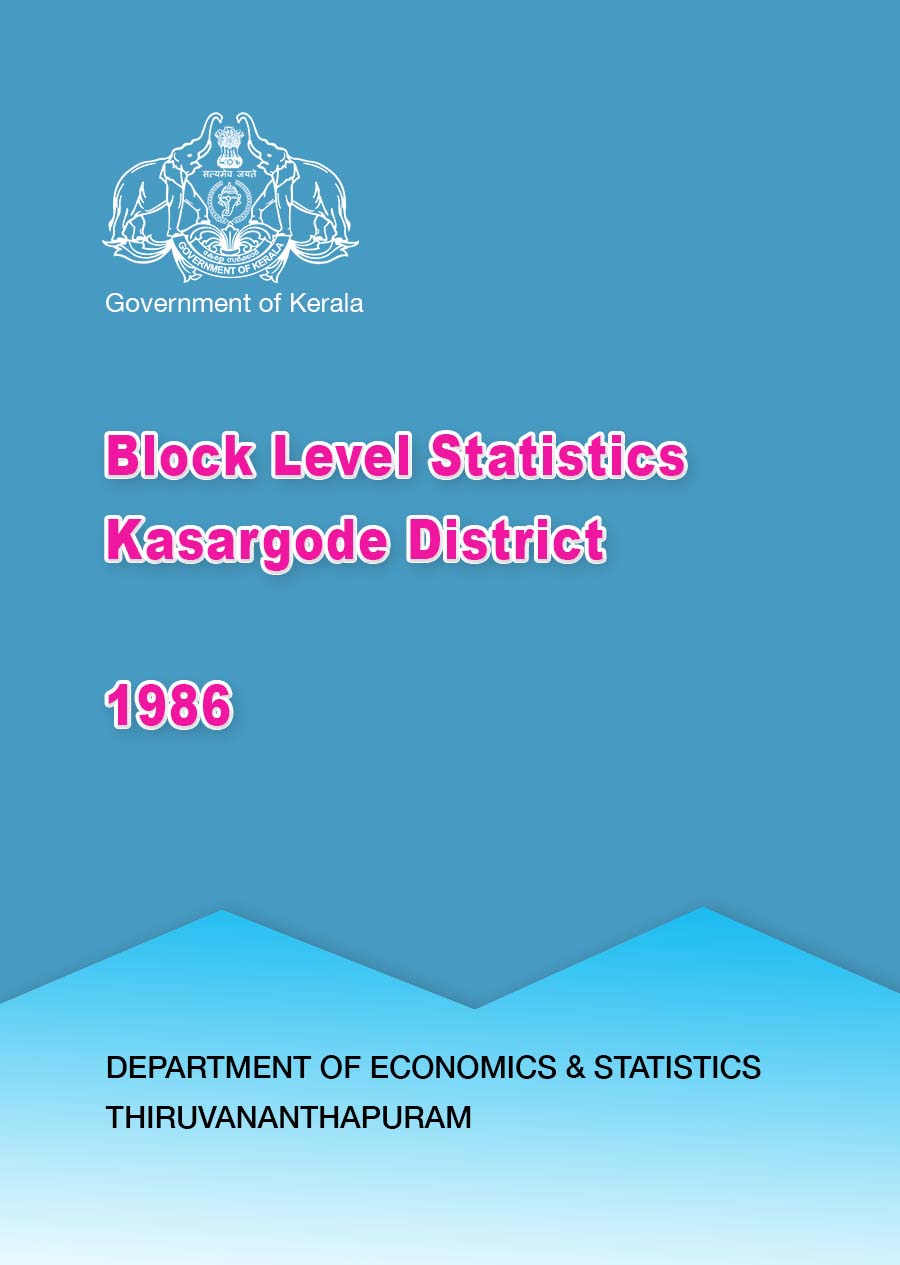 Block Level Statistics Kasargode District 1986