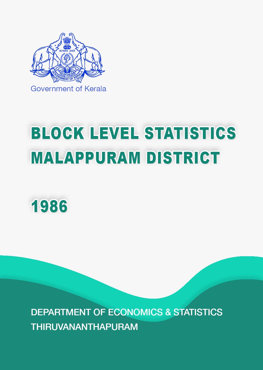 Block Level Statistics Malappuram District 1986