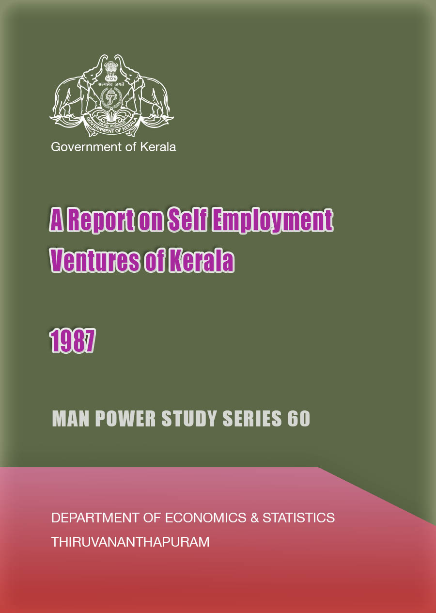 A Report on Self Employment Ventures of Kerala 1987