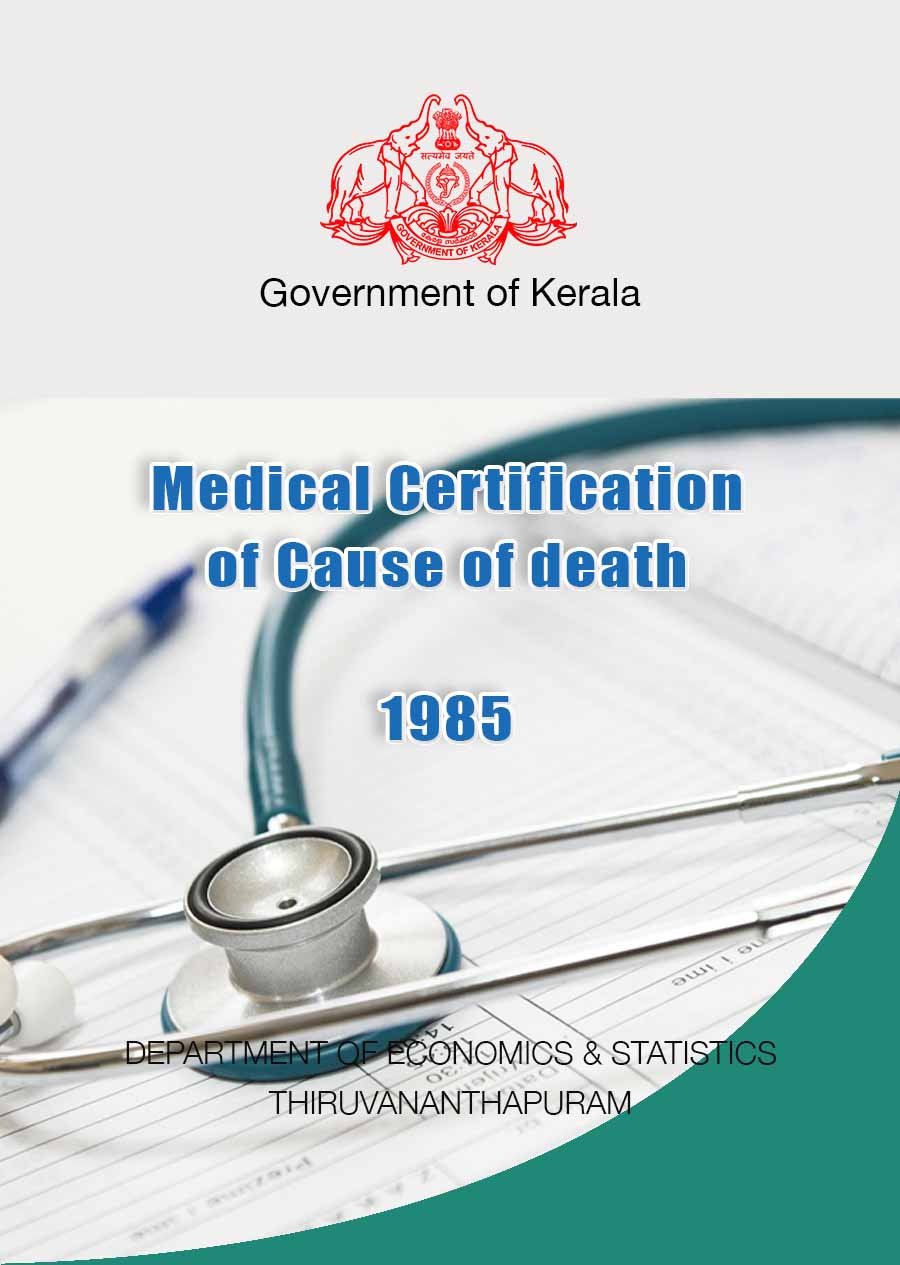 Medical Certification of Cause of death - 1985