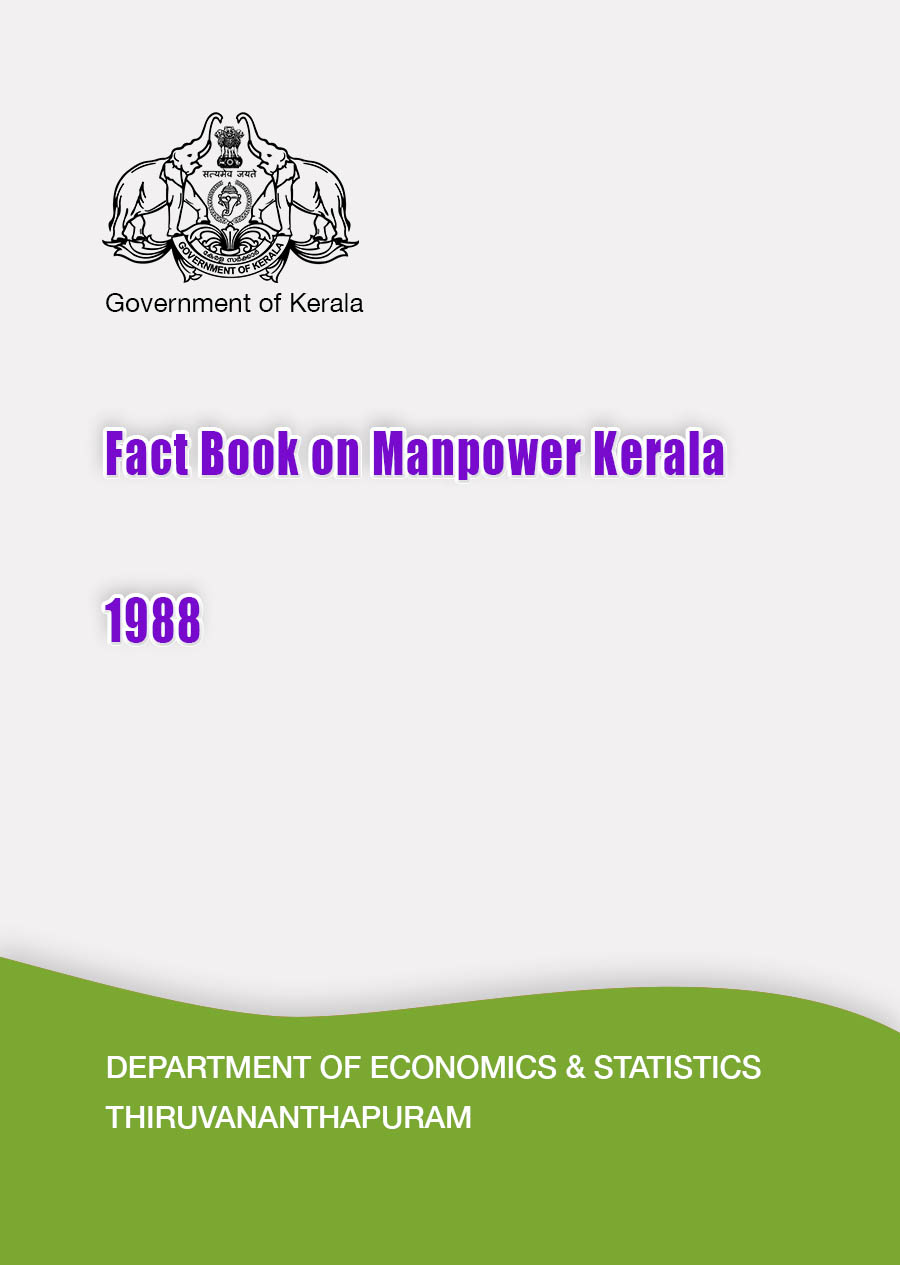 Fact Book on Manpower Kerala 1988