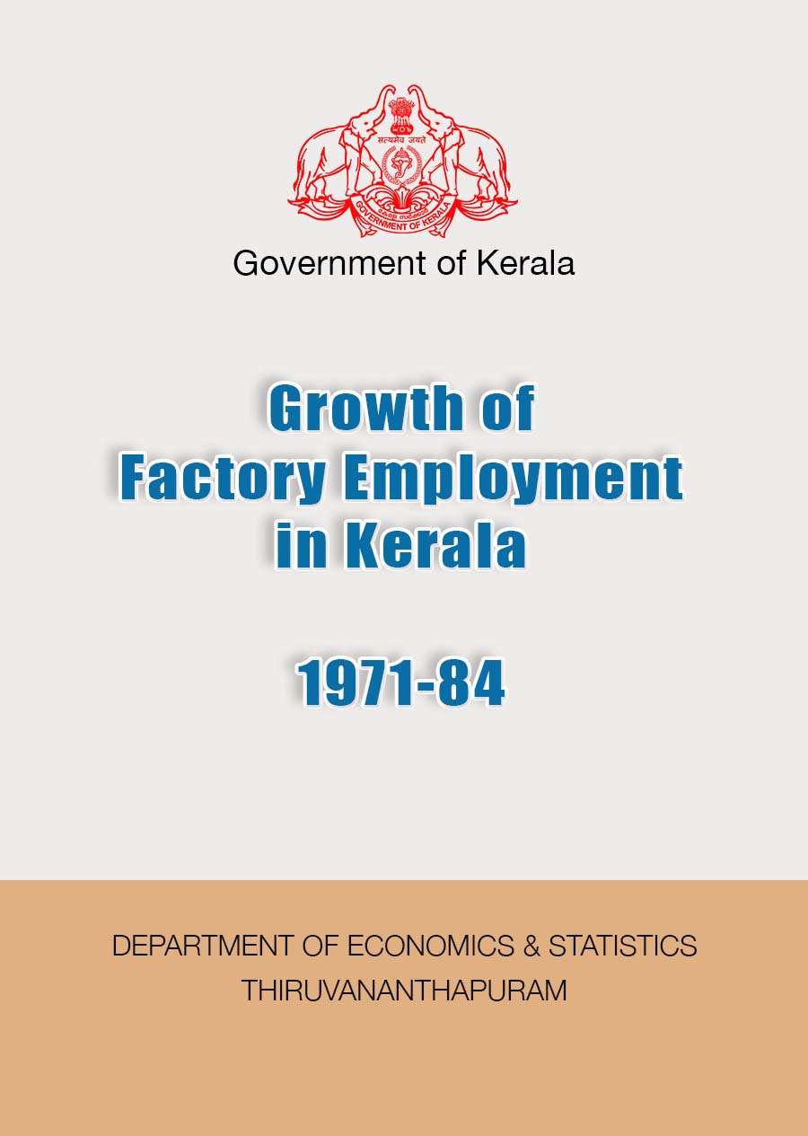 Growth of Factory Employment in Kerala 1971-84