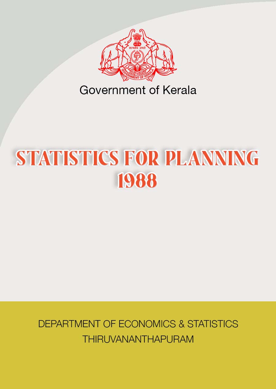 STATISTICS FOR PLANNING 1988