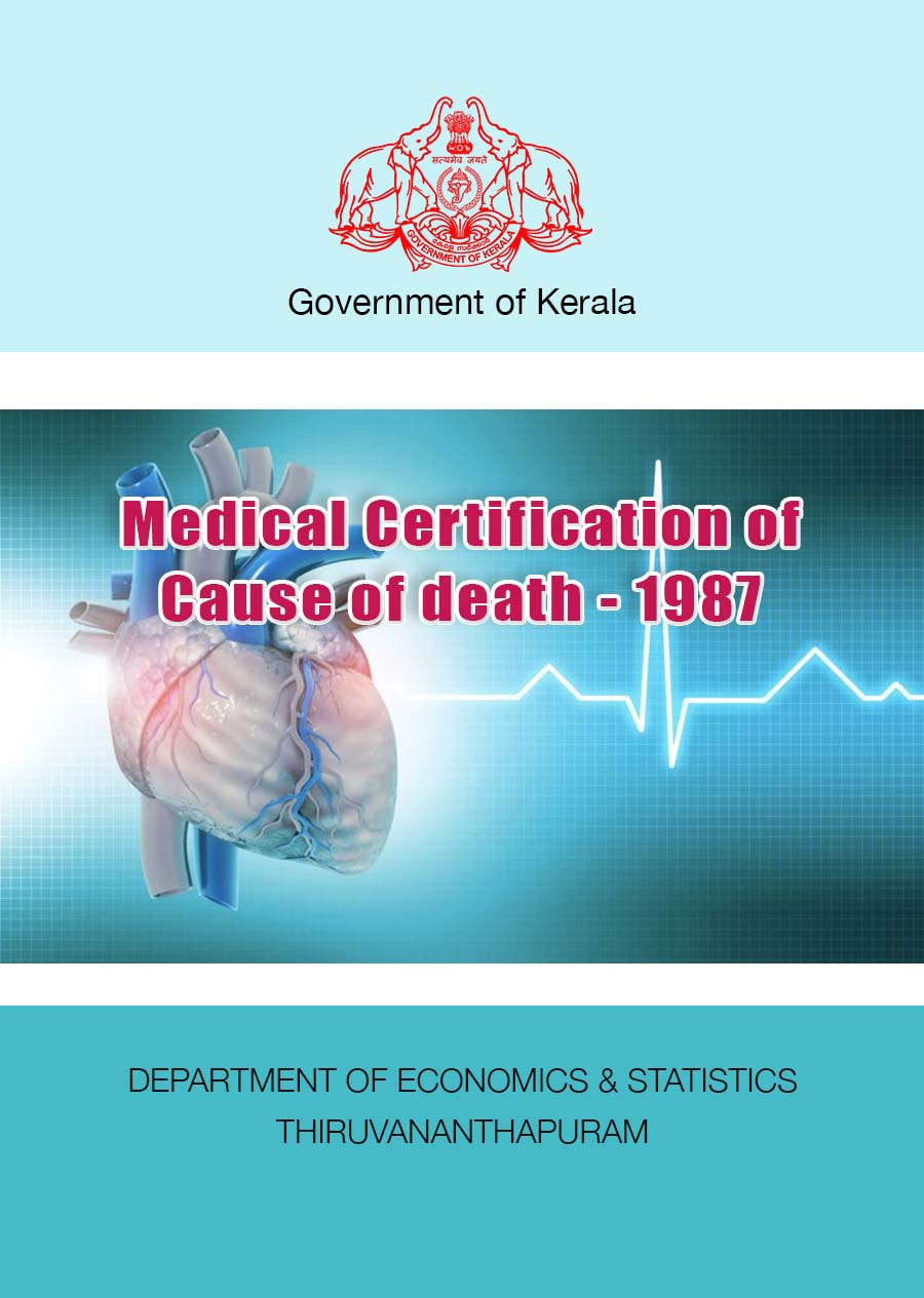 Medical Certification of Cause of death - 1987