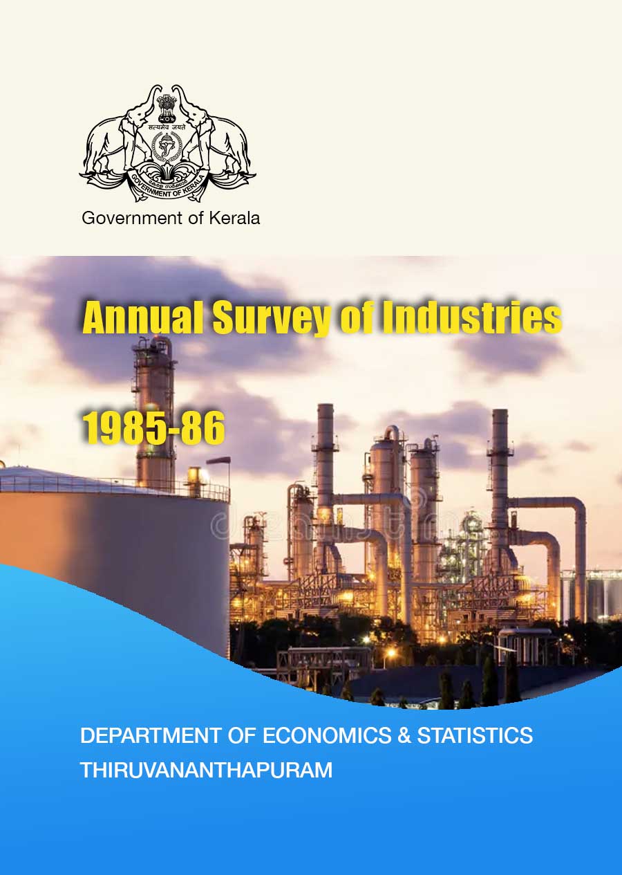Annual Survey of Industries 1985-86