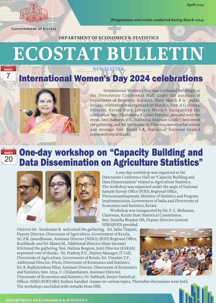 Ecostat Bulletin April 2024