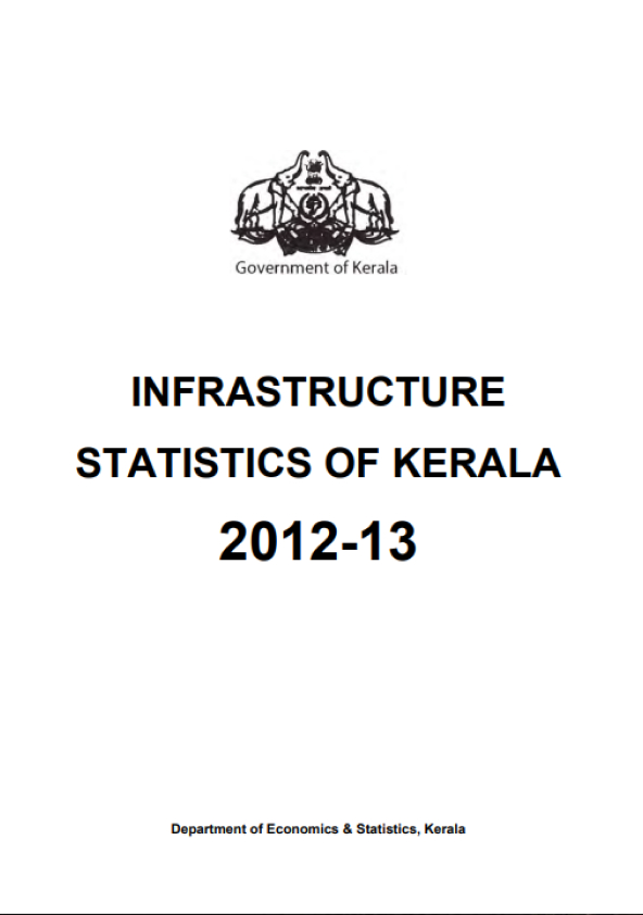 Infrastructure Statistics of Kerala 2012-13