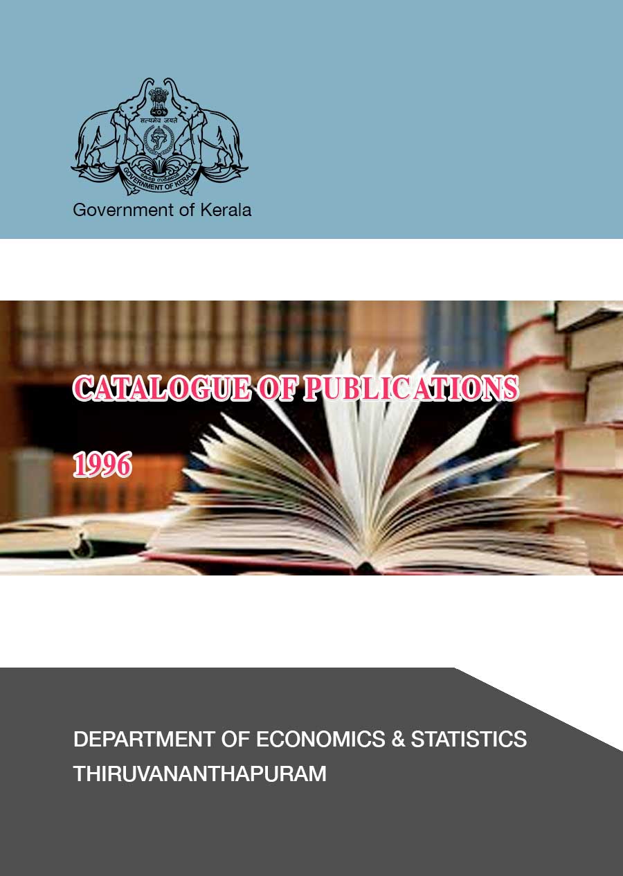 Catalogue of Publications 1996