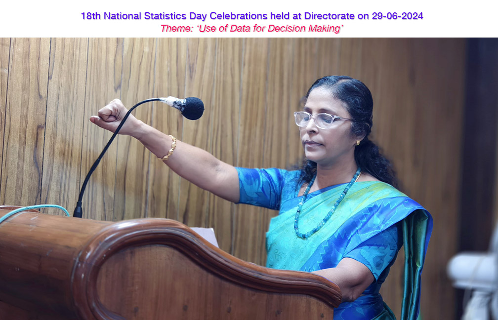 18th National Statistics Day Celebrations held on 29 June 2024 at Directorate of Economics & Statistics