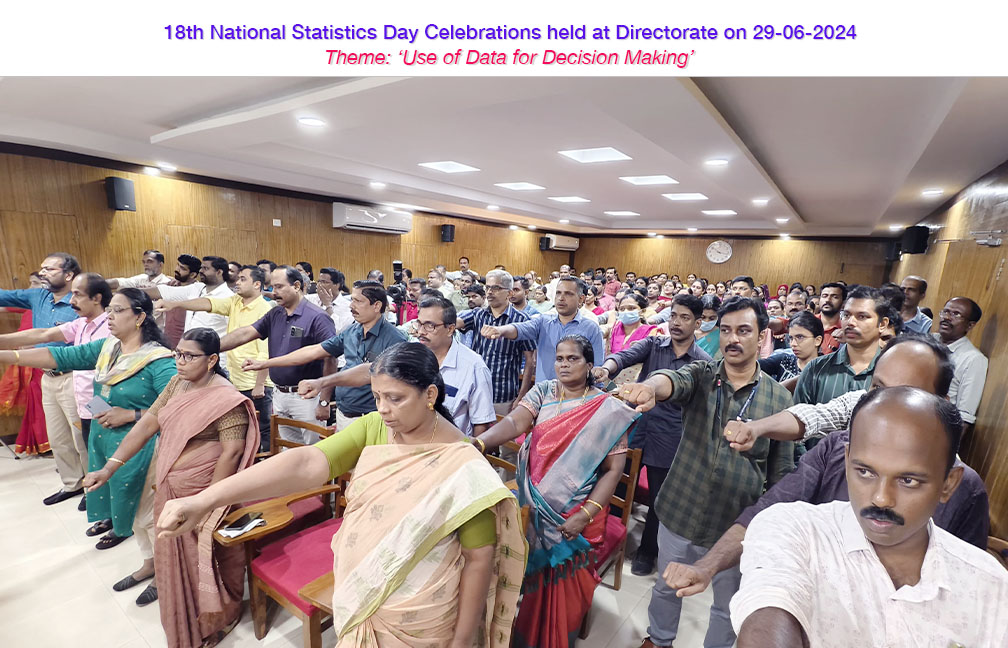 18th National Statistics Day Celebrations held on 29 June 2024 at Directorate of Economics & Statistics