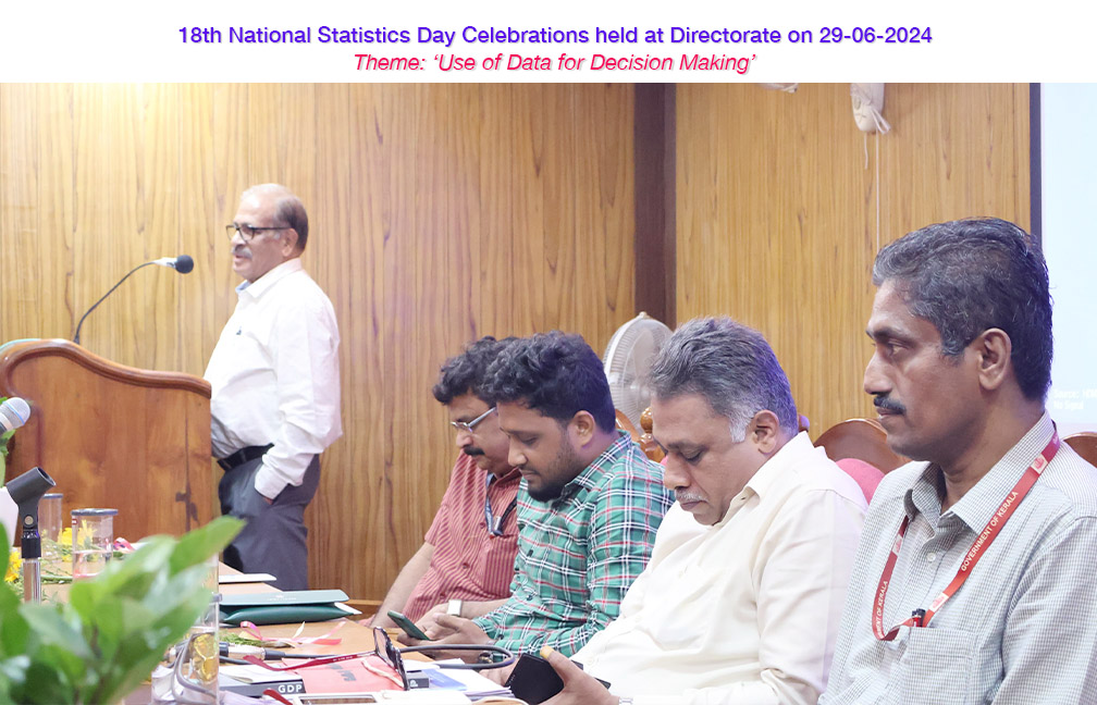 18th National Statistics Day Celebrations held on 29 June 2024 at Directorate of Economics & Statistics