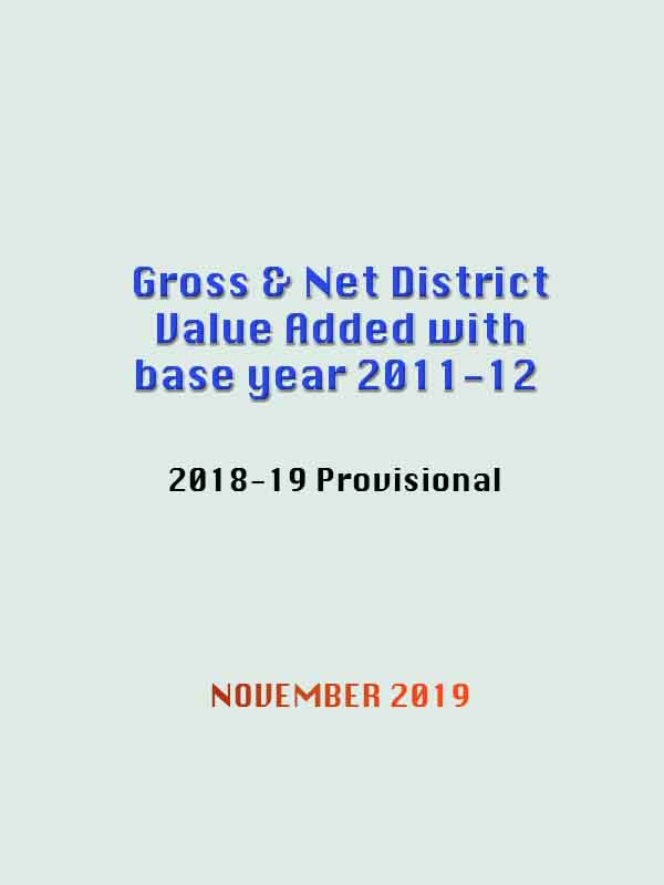 Gross & Net District value added 2018-19 provisional