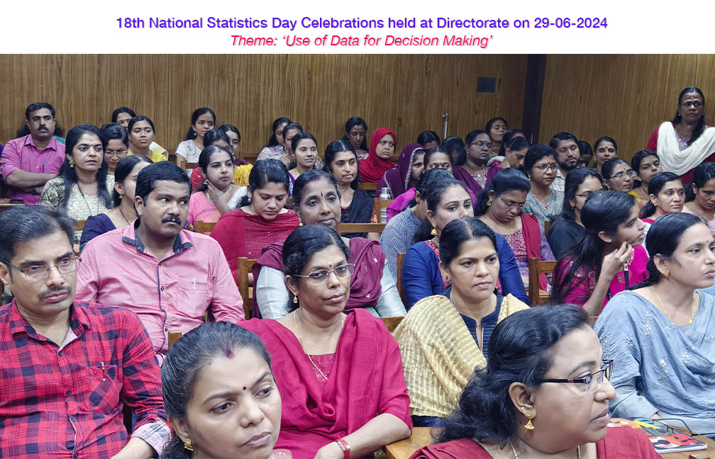 18th National Statistics Day Celebrations held on 29 June 2024 at Directorate of Economics & Statistics