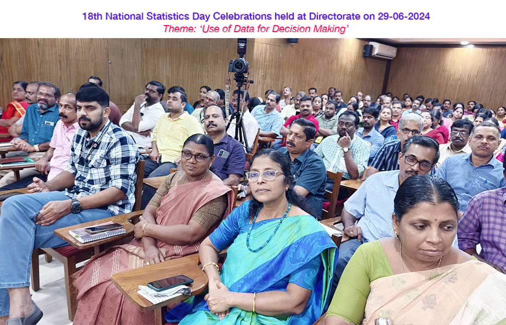 18th National Statistics Day Celebrations held on 29 June 2024 at Directorate of Economics & Statistics