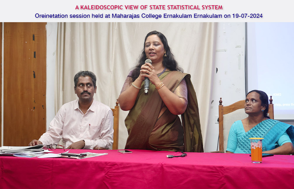 Orientation session for PG students in Maharajas College Ernakulam by Director Sreekumar B