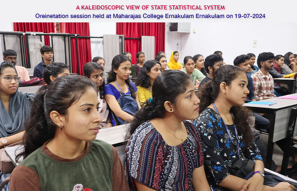 Orientation session for PG students in Maharajas College Ernakulam by Director Sreekumar B