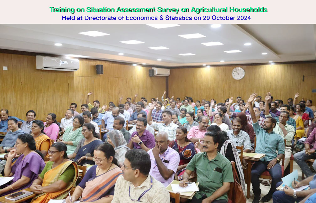Training on Situation Assessment Survey held at directorate on 29-10-2024