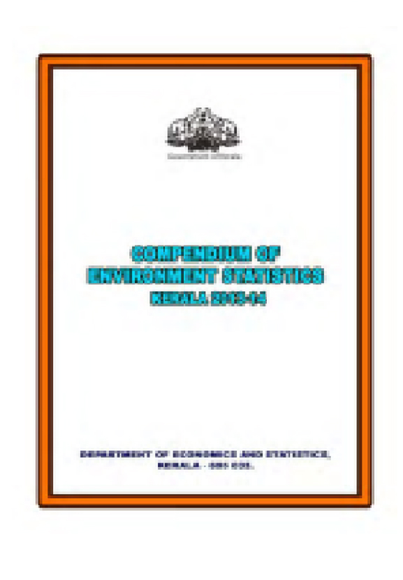 Compendium of Environment Statistics Kerala 2013-14