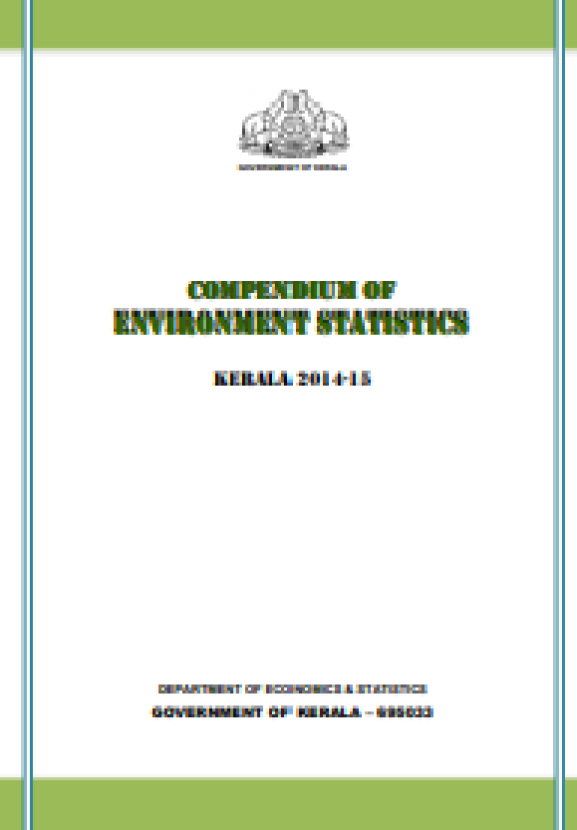 Compendium of Environment Statistics Kerala 2014-15