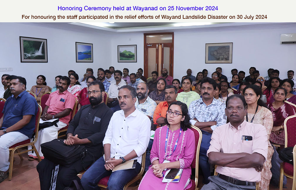 Honouring Ceremony held at Wayanad on 25 Nov 2024