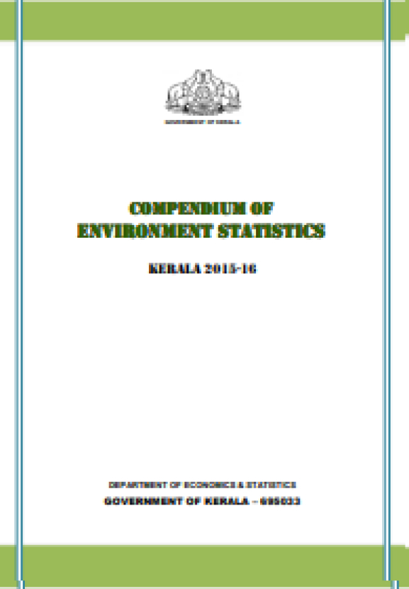 Compendium of Environment Statistics Kerala 2015-16