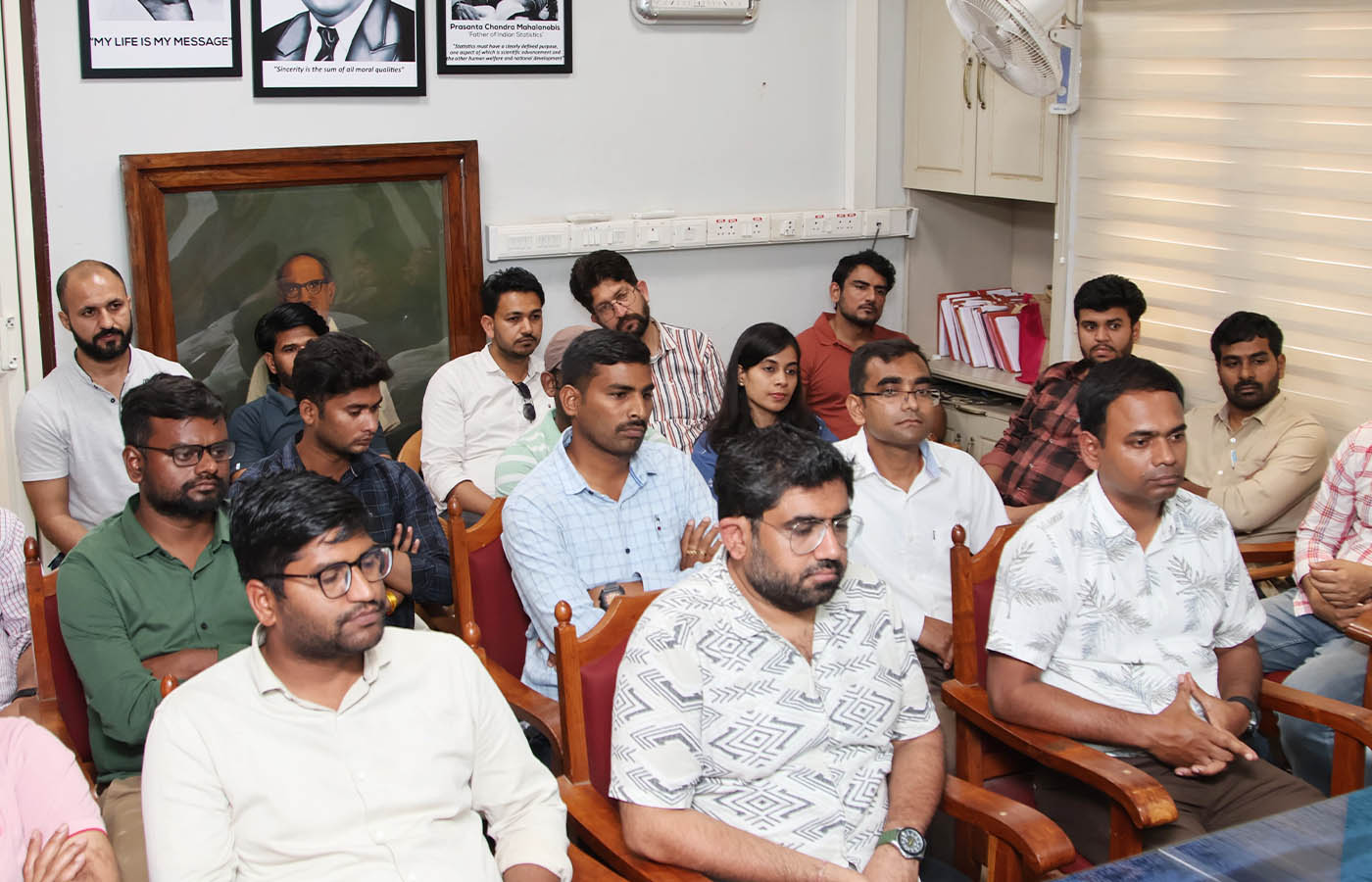 Visit of Junior Statistical Officers to the Directorate on 19-02-2025- interaction with the Director.