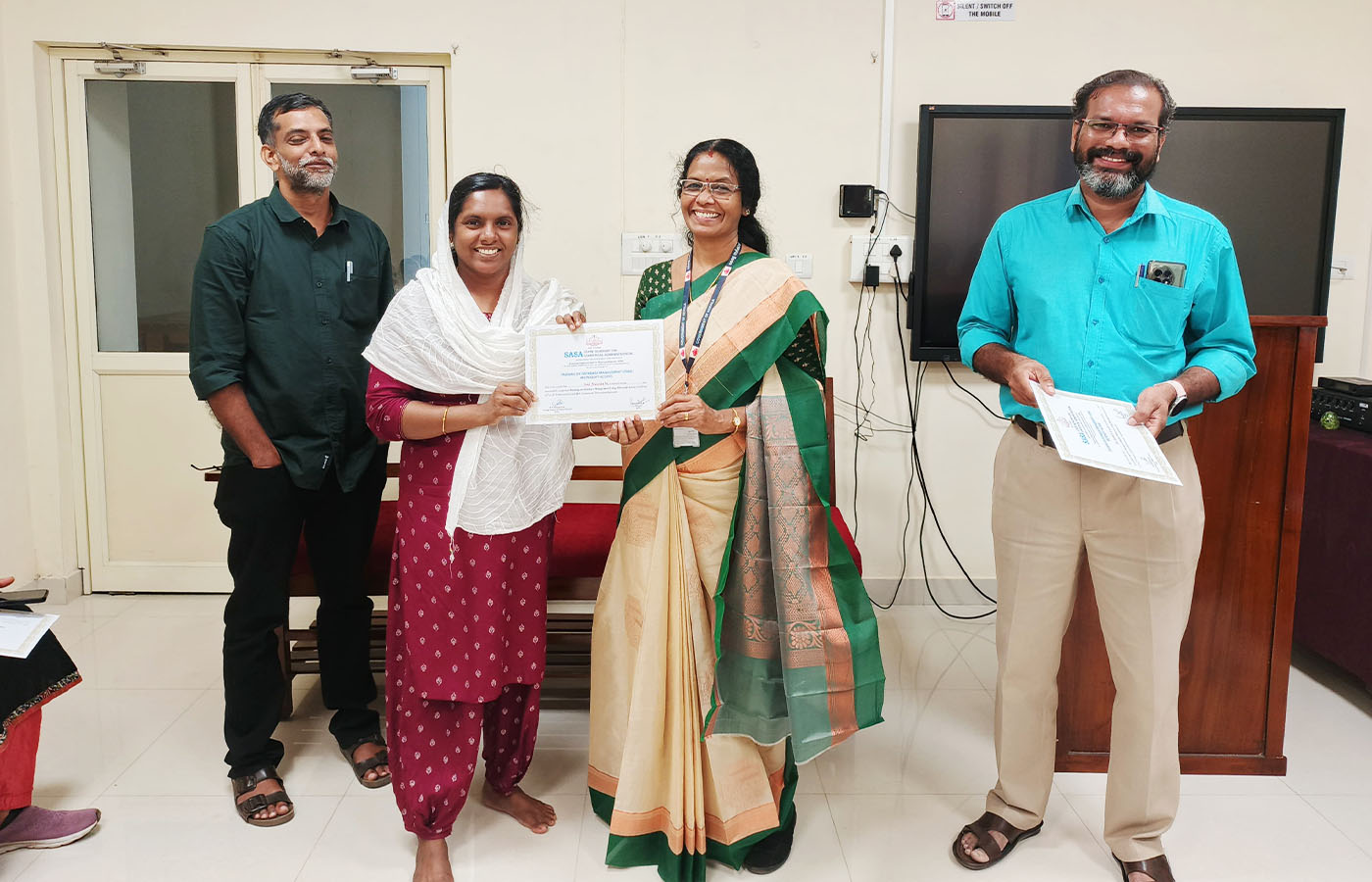 Training on Database Management in MS Access held at SASA on 24 and 25 Feb 2025.