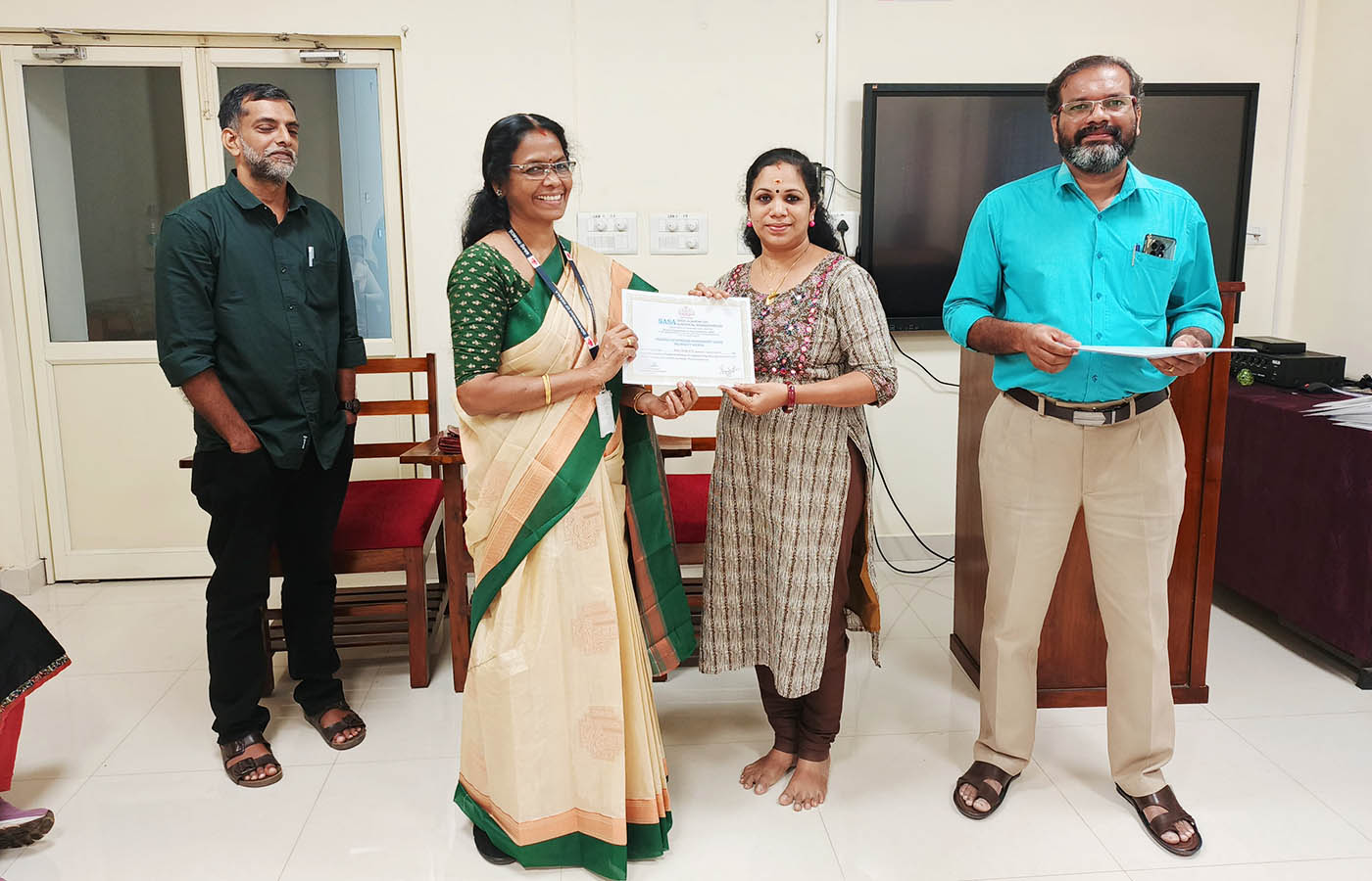 Training on Database Management in MS Access held at SASA on 24 and 25 Feb 2025.