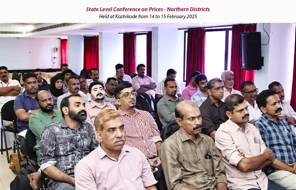 Northern regional training conference on Prices held at Kozhikode from 14 to 15 February 2025.