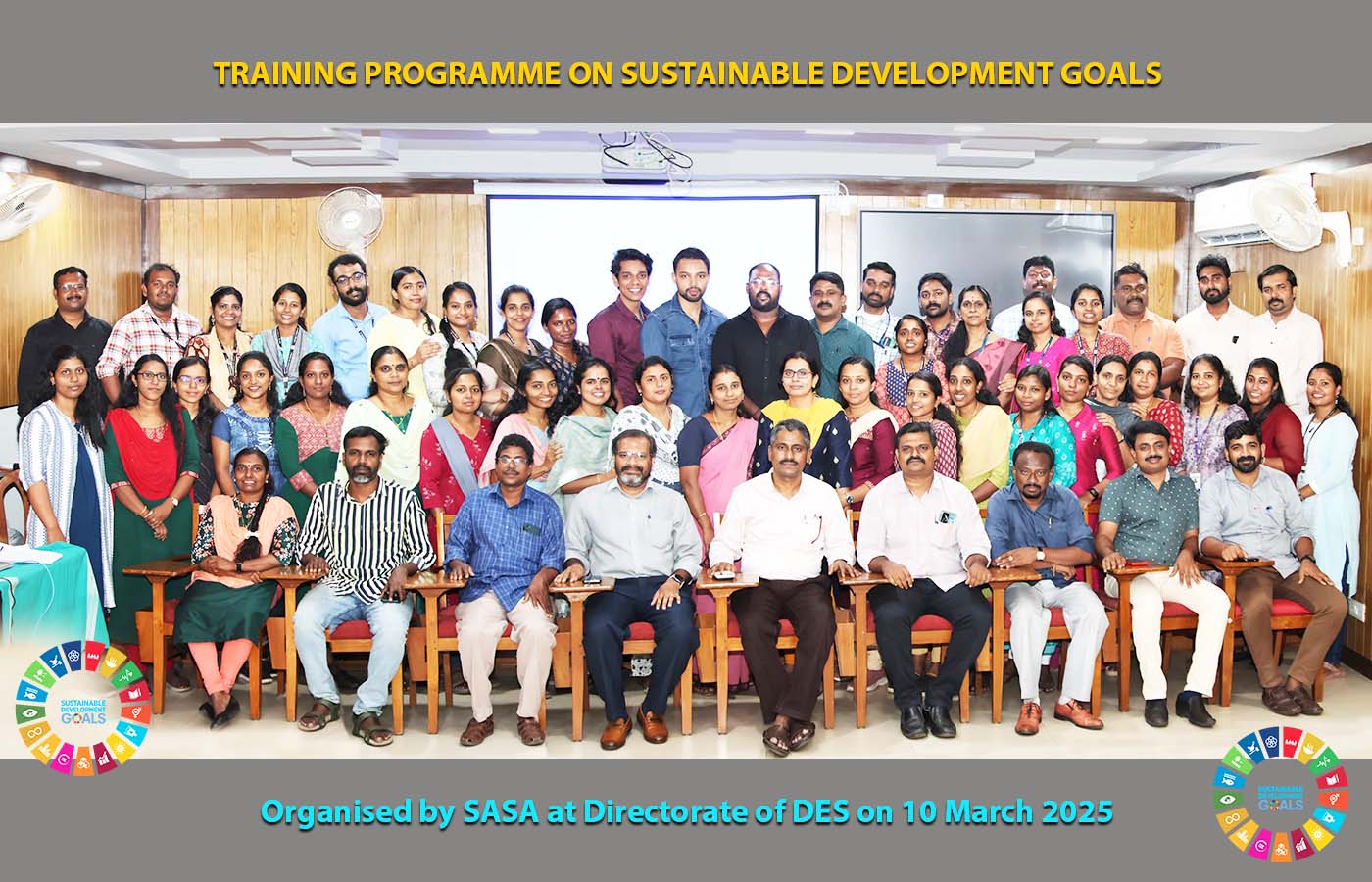 Training on Sustainable Development Goals orgnaised by SASA, held at Directorate on 10-02-2025.