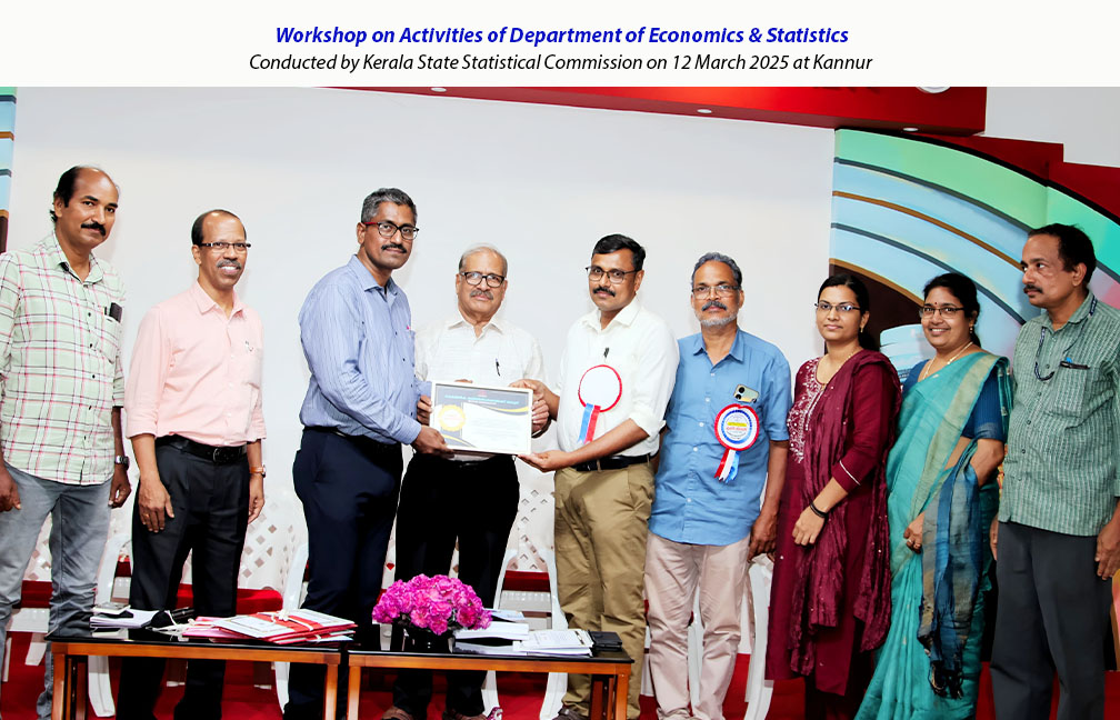 Workshopn on activities of DES conducted by Statistical Commission at Kannur on 12-03-2025.