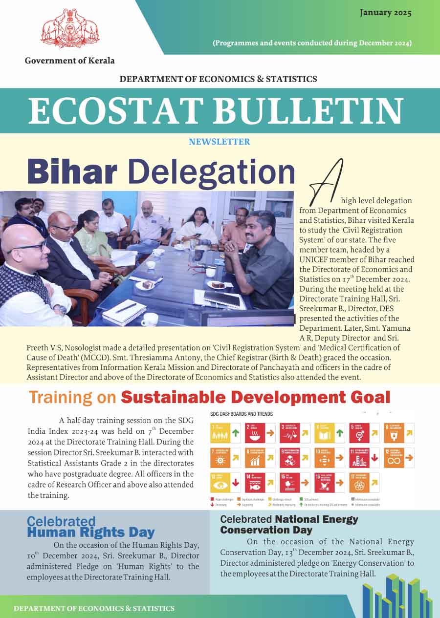 Ecostat Bulletin January 2025