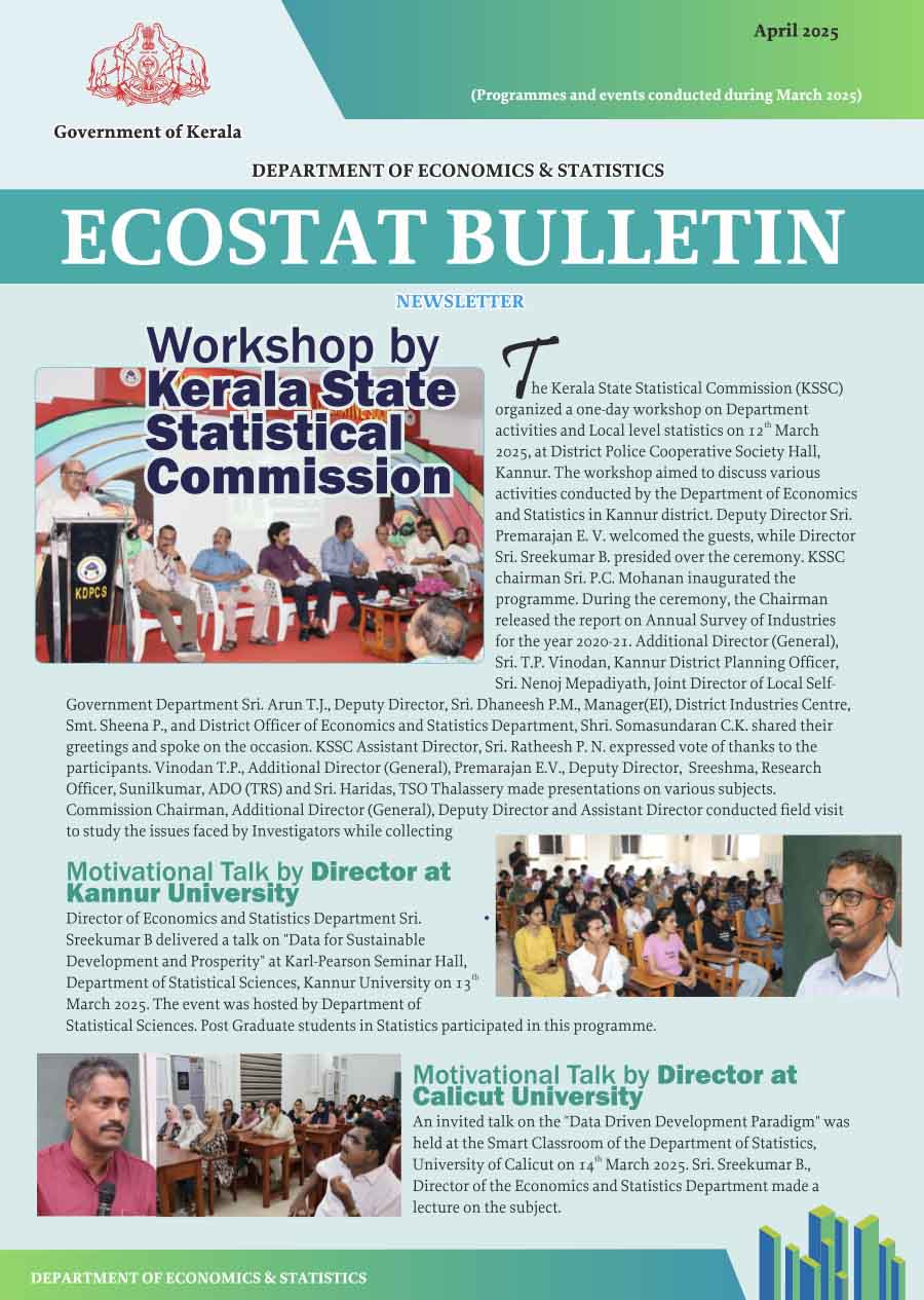 Ecostat Bulletin April 2025