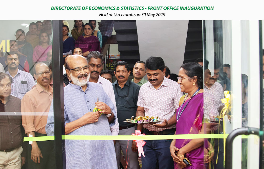 Front office inauguration held at Directorate on 30-05-2025, inaugurated by Dr. T M Thomas Isaac, Former Finance Minister Kerala.