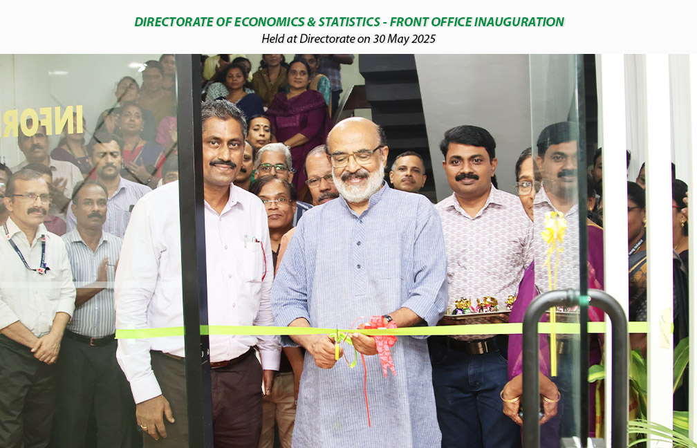 Front office inauguration held at Directorate on 30-05-2025, inaugurated by Dr. T M Thomas Isaac, Former Finance Minister Kerala.