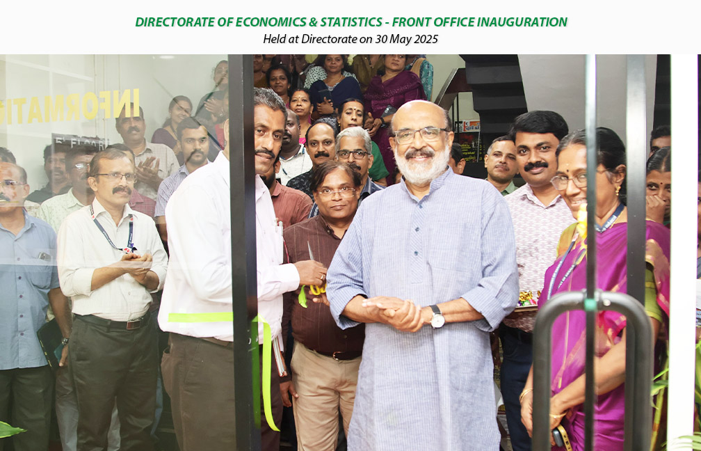 Front office inauguration held at Directorate on 30-05-2025, inaugurated by Dr. T M Thomas Isaac, Former Finance Minister Kerala.
