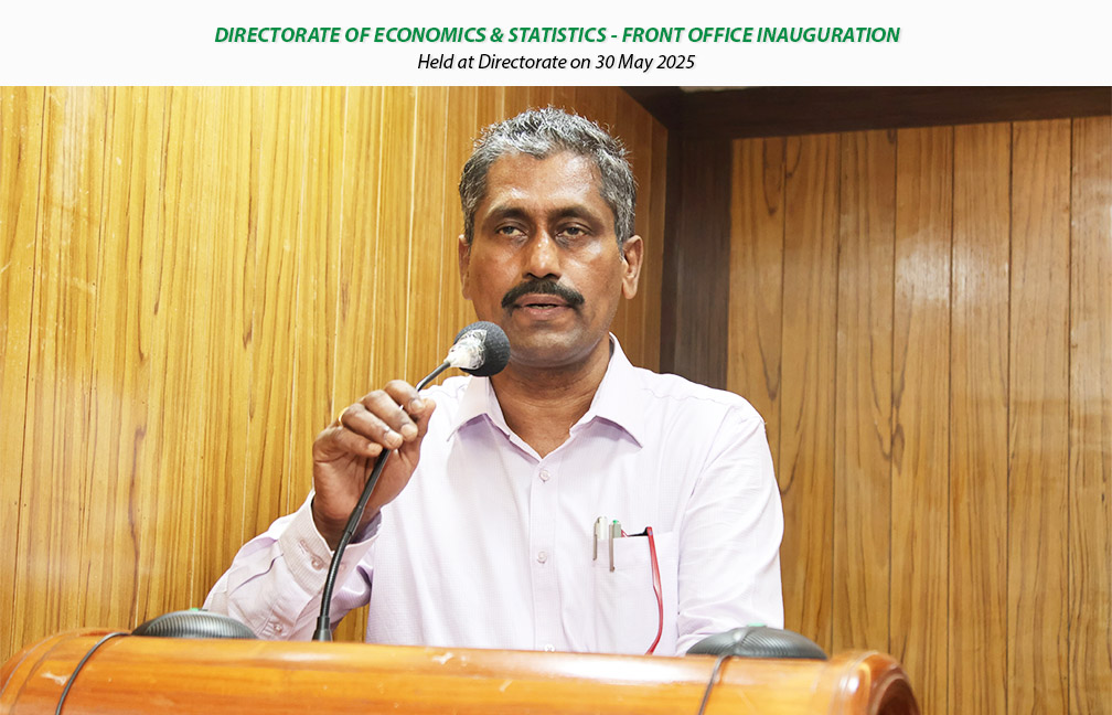 Front office inauguration held at Directorate on 30-05-2025, inaugurated by Dr. T M Thomas Isaac, Former Finance Minister Kerala.