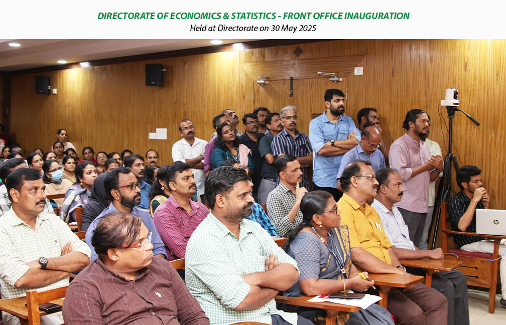 Front office inauguration held at Directorate on 30-05-2025, inaugurated by Dr. T M Thomas Isaac, Former Finance Minister Kerala.