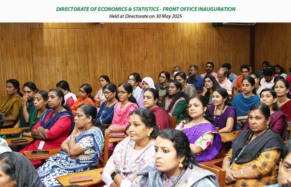 Front office inauguration held at Directorate on 30-05-2025, inaugurated by Dr. T M Thomas Isaac, Former Finance Minister Kerala.