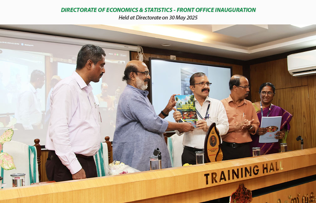 Front office inauguration held at Directorate on 30-05-2025, inaugurated by Dr. T M Thomas Isaac, Former Finance Minister Kerala.